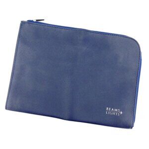 BEAMS LIGHTS Clutch bag Navy Women Authentic secondhand